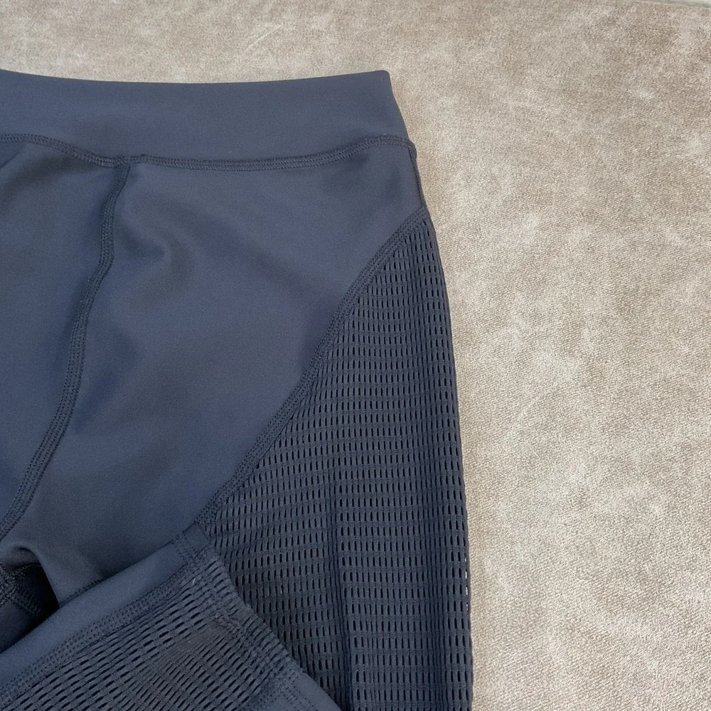 Alo Yoga Airlift Leggings Sz M Energize Sheer Mesh Cut-Out High-Waist Pants